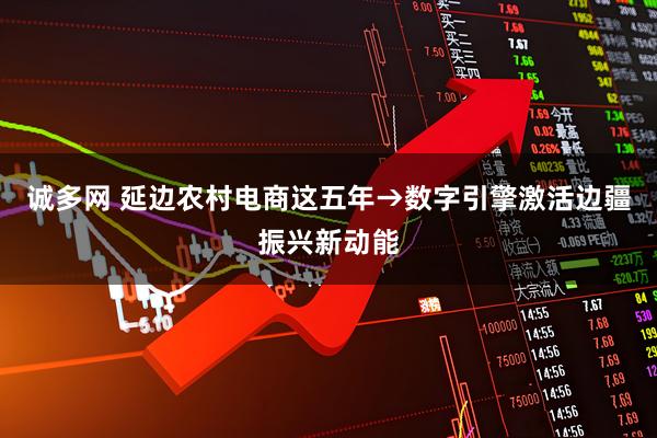 诚多网 延边农村电商这五年→数字引擎激活边疆振兴新动能