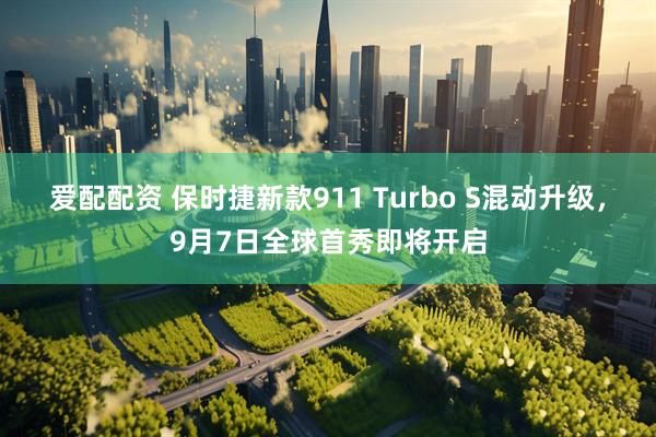 爱配配资 保时捷新款911 Turbo S混动升级，9月7日全球首秀即将开启